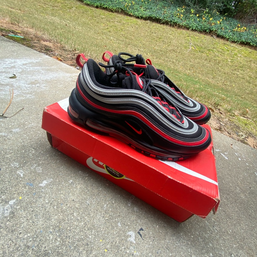 Nike Air Max 97 Black/University Red-Black